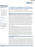 Cover page: Cross‐Shore Flow and Implications for Carbon Export in the California Current Ecosystem: A Lagrangian Analysis