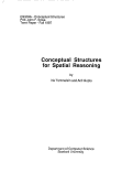 Cover page: Conceptual Structures for Spatial Reasoning