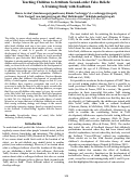 Cover page: Teaching Children to Attribute Second-order False Beliefs: A Training Study with Feedback