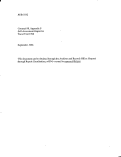 Cover page: Contract 98, Appendix F Self-Assessment Report for Fiscal Year 1998