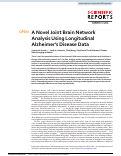 Cover page: A Novel Joint Brain Network Analysis Using Longitudinal Alzheimer's Disease Data.