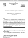 Cover page: Richardson elements for classical Lie algebras