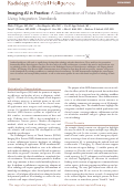 Cover page: Imaging AI in Practice: A Demonstration of Future Workflow Using Integration Standards.