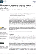 Cover page: Protective Efficacy of Anti-Hyr1p Monoclonal Antibody against Systemic Candidiasis Due to Multi-Drug-Resistant Candida auris