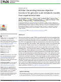 Cover page: BOFdat: Generating biomass objective functions for genome-scale metabolic models from experimental data