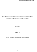 Cover page: It's all relative: Concentrated disadvantage within and across neighborhoods and communities, and the consequences for neighborhood crime