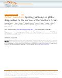 Cover page: Author Correction: Spiraling pathways of global deep waters to the surface of the Southern Ocean