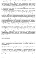 Cover page: Reservation Politics: Historical Trauma, Economic Development, and Intratribal Conflict. By Raymond I. Orr.