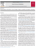 Cover page: Ethnography of Health for Social Change: Impact on public perception and policy