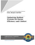 Cover page: Optimizing Radiant Systems for Energy Efficiency and Comfort