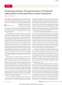 Cover page: Stimulating Dialogue Through Treatment of Poststroke Aphasia With Transcranial Direct Current Stimulation