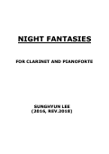 Cover page: Night Fantasies