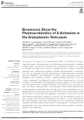 Cover page: Biosensors Show the Pharmacokinetics of S-Ketamine in the Endoplasmic Reticulum