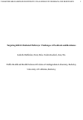Cover page of Targeting KRAS-Mediated Pathways: Challenges of Feedback and Resistance