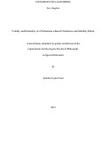 Cover page: Validity and Reliability of a Performance-Based Orientation and Mobility Rubric