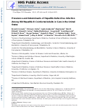 Cover page: Prevalence and determinants of hepatitis delta virus infection among HIV/hepatitis B‐coinfected adults in care in the United States