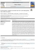 Cover page: Socioeconomic conditions and fossil fuel CO2 in the Metropolitan Area of Rio de Janeiro