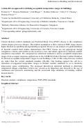 Cover page: A data-driven approach to defining acceptable temperature ranges in buildings