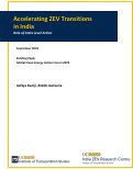 Cover page: Accelerating ZEV Transitions in India