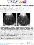 Cover page: Point-of-care Ultrasound Detection of Endophthalmitis