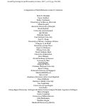 Cover page: Comparisons of Daily Behavior Across 21 Countries