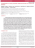 Cover page: Visualization of early prostatic adenocarcinoma as a stem cell disease