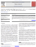 Cover page: Search for a standard model Higgs boson in the H→ZZ→ℓ+ℓ-νν- decay channel using 4.7fb<sup>-1</sup>of s=7TeV data with the ATLAS detector