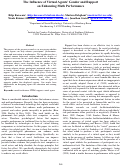 Cover page: The Influence of Virtual Agents’ Gender and Rapport on Enhancing Math Performance