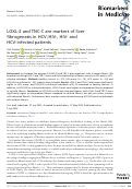 Cover page: LOXL-2 and TNC-C are markers of liver fibrogenesis in HCV/HIV-, HIV- and HCV-infected patients