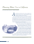 Cover page: Planning Water Use in California