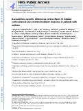 Cover page: Racial/Ethnic‐Specific Differences in the Effects of Inhaled Corticosteroid Use on Bronchodilator Response in Patients With Asthma