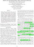 Cover page: Human and Automated Indoor Route Instruction Following