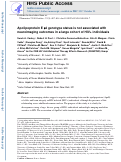 Cover page: Apolipoprotein E ε4 genotype status is not associated with neuroimaging outcomes in a large cohort of HIV+ individuals