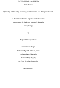 Cover page: Optimality and flexibility in utilizing predictive spatial cues during visual search