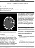 Cover page: Isolated Traumatic Expressive Aphasia
