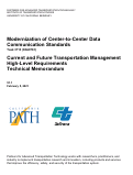Cover page of Current and Future Transportation Management High-Level Requirements Technical Memorandum