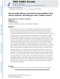 Cover page: How do people build up visual memory representations from sensory evidence? Revisiting two classic models of choice.