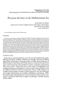 Cover page: Bryozoan diversity in the Mediterranean Sea