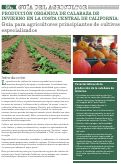 Cover page: Producción orgánica de calabaza de invierno en la Costa Central de California:&nbsp;Guías para agricultores principiantes de cultivos especializados