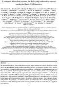 Cover page: A compact ultra-clean system for deploying radioactive sources inside the KamLAND detector