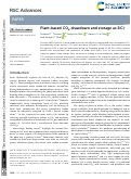 Cover page: Plant-based CO2 drawdown and storage as SiC.