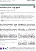 Cover page: Interfering with sleep apnea.