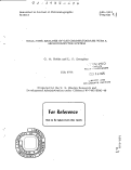 Cover page: REAL-TIME ANALYSIS OF GAS CHROMATOGRAMS WITH A MICROCOMPUTER SYSTEM