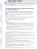 Cover page: The Association Between a Mediterranean Diet and Symptoms of Irritable Bowel Syndrome