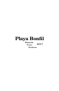 Cover page: Playa Bonfil