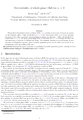 Cover page: Reversibility of whole-plane SLE for κ&gt;8