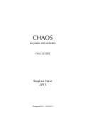 Cover page: Chaos