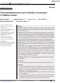 Cover page: Oral phosphodiesterase type 5 inhibitors and priapism: A VigiBase analysis