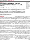 Cover page: Synchronized and asynchronous modulation of seismicity by hydrological loading: A case study in Taiwan