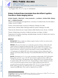 Cover page: Dietary Sodium/Potassium Intake Does Not Affect Cognitive Function or Brain Imaging Indices